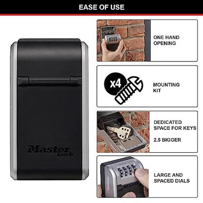 Sleutelkluis Master Lock 19,6 x 7,6 x 5,6 cm - thumbnail