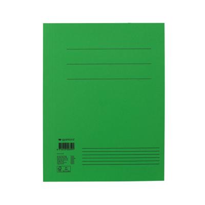 Dossiermap Quantore A4 300gr groen | 50 stuks Dossiermap Quantore A4 300gr groen | 50 stuks