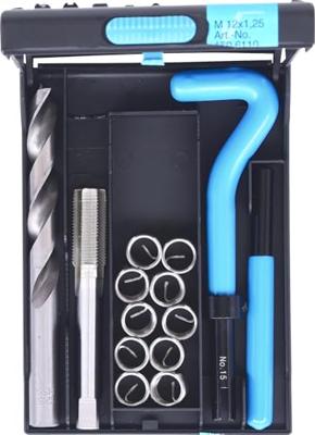 KS Tools 150.6110 Nirostaal schroefdraad reparatieset M12x1,25x16,8mm, 14-delig
