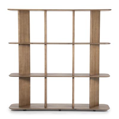 Eleonora Wandkast 'Ty' Eiken, 180 x 180cm, kleur Bruin