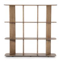 Eleonora Wandkast 'Ty' Eiken, 180 x 180cm, kleur Bruin - thumbnail