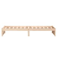 Bedframe massief hout 75x190 cm 2FT6 Small Single - thumbnail