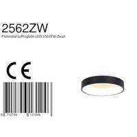 Steinhauer Plafondlamp Ringlede Ø 38 cm 2562 zwart - thumbnail