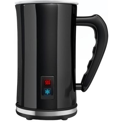 Melkopschuimer Zwart RVS - Anti-kleeflaag. Opschuimen & Verwarmen