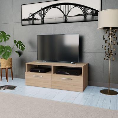 Tv-meubel 95x35x36 cm spaanplaat eikenkleurig Tv-meubel 95x35x36 cm spaanplaat eikenkleurig