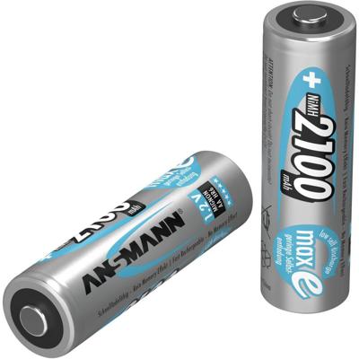 Ansmann maxE HR06 Oplaadbare AA batterij (penlite) NiMH 2100 mAh 1.2 V 1 stuk(s) Ansmann maxE HR06 Oplaadbare AA batterij (penlite) NiMH 2100 mAh 1.2 V 1 stuk(s)