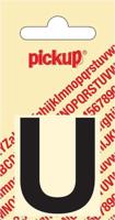 Plakletter Helvetica 40 mm Sticker zwarte letter u Pickup - Pickup - thumbnail