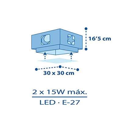 Dalber Vierkante plafondlampMoonlight - 63236T
