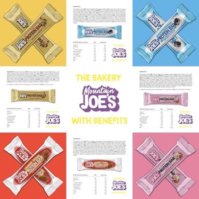 Mountain Joe&apos;s Protein Bar White Chocolate Salted Peanut (12 x 55 g) - thumbnail