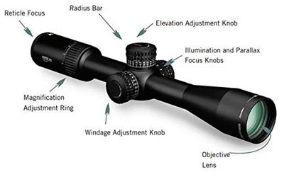 Vortex Viper PST Gen II 5-25x50 SFP Richtkijker, EBR-4 MOA - thumbnail