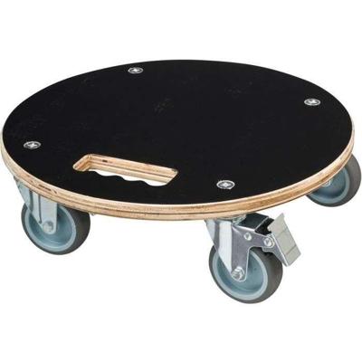 Nature planttrolley fsc hout rond 38 cm