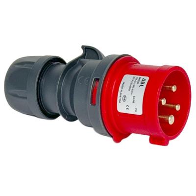 Enzo CEE 4P/16A/400V stekker rood 6315150 Enzo CEE 4P/16A/400V stekker rood 6315150