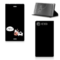 Sony Xperia XZ1 Magnet Case Cow - thumbnail