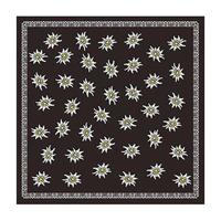 Tiroler sjaal edelweis coffee - thumbnail