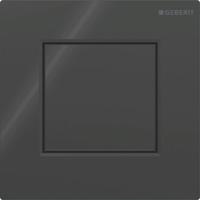 Bedieningsplaat Geberit Type 01 Pneumatisch Sqaure Git Zwart - thumbnail