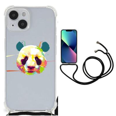 iPhone 14 Stevig | Bumper Hoesje | Panda Color iPhone 14 Stevig | Bumper Hoesje | Panda Color