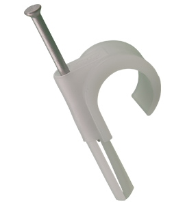 Mepac plugclip nagel 16/19mm transparant 100 stuks voor het vast zetten van 16 en 19mm buis