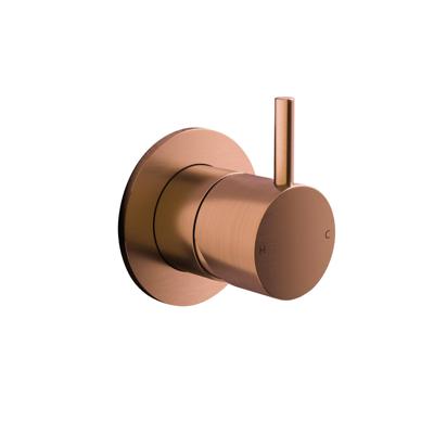 Afbouwdeel Inbouw Douchemengkraan Hotbath Cobber 1-hendel Geborsteld Koper Living Colours Afbouwdeel Inbouw Douchemengkraan Hotbath Cobber 1-hendel Geborsteld Koper Living Colours