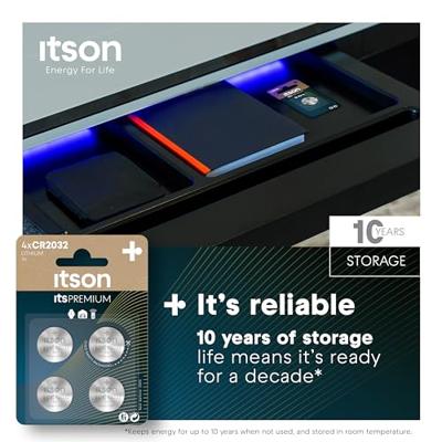 itson Knoopcel CR2032 4 stuk(s) Lithium