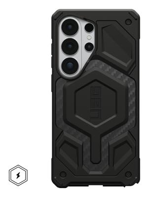 Urban Armor Gear Monarch Pro Case Samsung Galaxy S26 Ultra Carbon MagSafe compatible, Met magneetmodule
