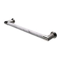 Elektrische Radiator Cascade 60x12 cm Bianco Carrara Venatino Marble / Polished Nickel HD Heating - thumbnail