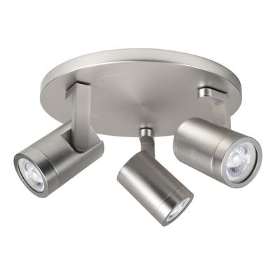 Highlight OpbouwspotHalo Spot nikkel 3-lichts rond - S7147.30