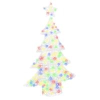 Kerstboom met 100 LED Multikleur 120 cm Acryl - thumbnail