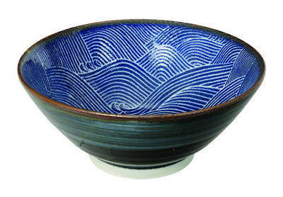 Japanse porseleinen kom - Seigaiha - Tokyo Design Studio - 12.2 x 4.3cm