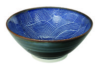 Japanse porseleinen kom - Seigaiha - Tokyo Design Studio - 12.2 x 4.3cm - thumbnail