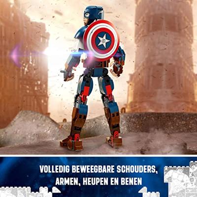 LEGO super heroes 76258 captain america bouwfiguur - thumbnail