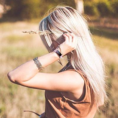 Fitbit Inspire 1 / HR / Ace 2 siliconen bandje - Maat: Large - Lila Fitbit Inspire 1 / HR / Ace 2 siliconen bandje - Maat: Large - Lila