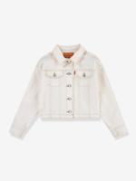 Denim meisjesjas Levi's® ecru - thumbnail