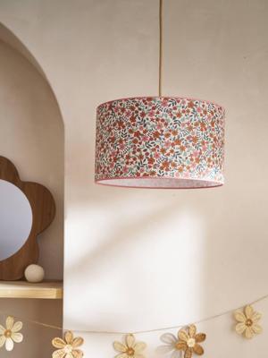 Lampenkap voor hanglamp RETRO FLOWER kaneel