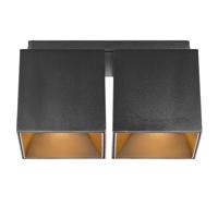 Nordlux OpbouwspotEthan zwart dubbel - 2110410103 - thumbnail