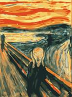 Best Pause hobbypakket De Schreeuw 40 x 50 cm canvas 10-delig - thumbnail