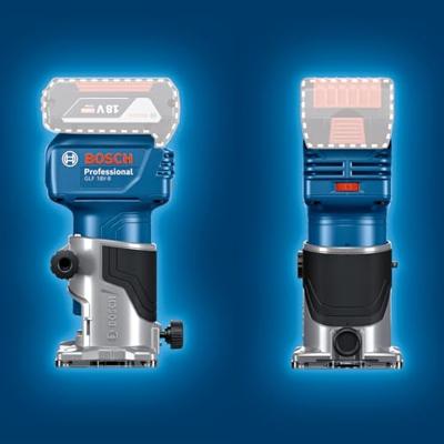 Bosch Blauw GLF 18V-8 Professional Accu Kantenfrees | 18V | Zonder accu en lader | In doos - 06016C6000