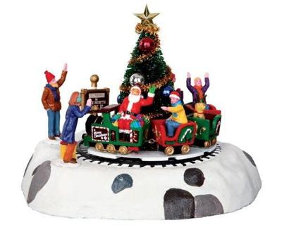 Kerstfiguur Santa's kiddie train LEMAX - Lemax