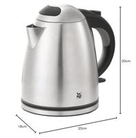 Wmf Stelio Waterboiler/Waterkoker 1,2L 2400W RVS Zwart - thumbnail