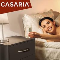 Monzana Bureaustoel - draaistoel - kruk - met - gestoffeerde - zitting - in - zwart - thumbnail