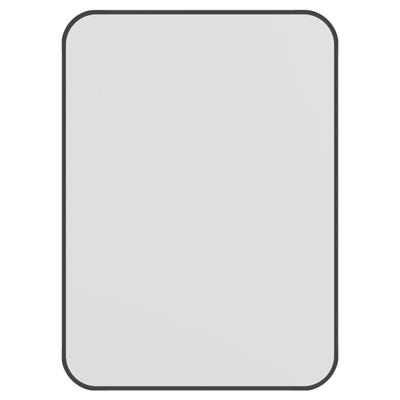 Spiegel Haceka Deco Rechthoek Afgeronde Hoeken 55x40cm Mat Zwart Spiegel Haceka Deco Rechthoek Afgeronde Hoeken 55x40cm Mat Zwart