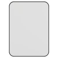 Spiegel Haceka Deco Rechthoek Afgeronde Hoeken 55x40cm Mat Zwart - thumbnail