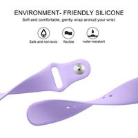 Fitbit Versa 1/ 2 & Lite siliconen bandje - Maat: Small - Lila - thumbnail