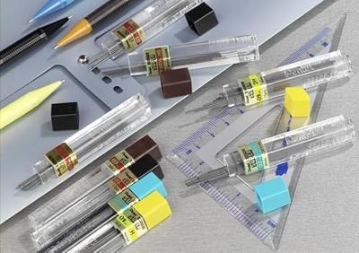 Pentel potloodstiften, 0,7 mm, B, etui van 12 stuks