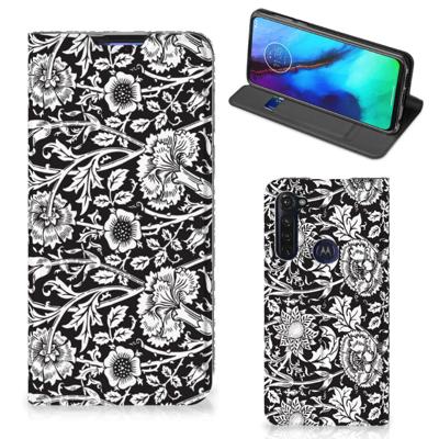 Motorola Moto G Pro Smart Cover Black Flowers Motorola Moto G Pro Smart Cover Black Flowers