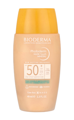 Bioderma Photoderm Nude Touch Mineral SPF50+ 40 ml Zonbescherming