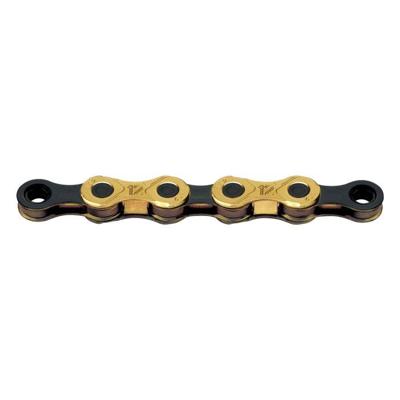 KMC X12 waxed - ti-n - gold/black