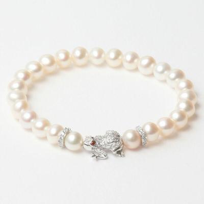 Lancaster JLA-BR-FROG-1-WH 16 mm Dames armband