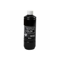Creativ Company Textielverf - zwart, 500ml - thumbnail