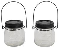 HEMA Mason jar solar lampjes - 2 stuks - thumbnail