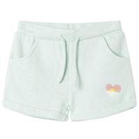 VidaXL Kindershorts met trekkoord 128 gemengd lichtmintkleurig - thumbnail